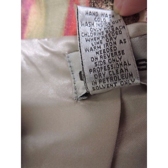 Chicos Jacket Button Down Blazer Artistic Pink Chico’s Size 0 Womens 4 Small - Picture 11 of 11